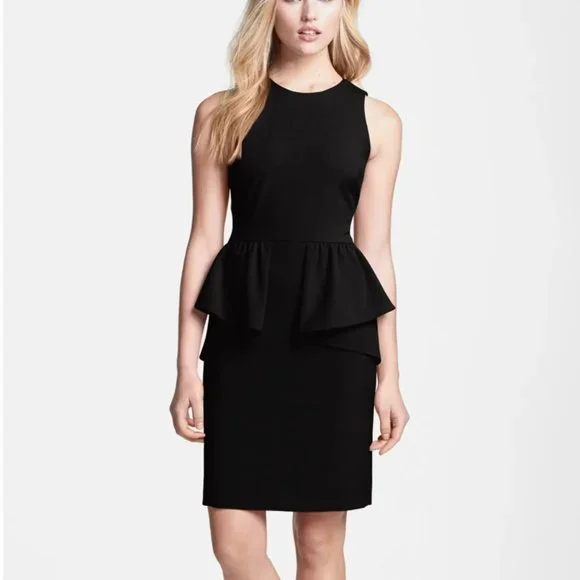 MICHAEL Michael Kors Sleeveless Peplum Dress - Picture 1 of 5